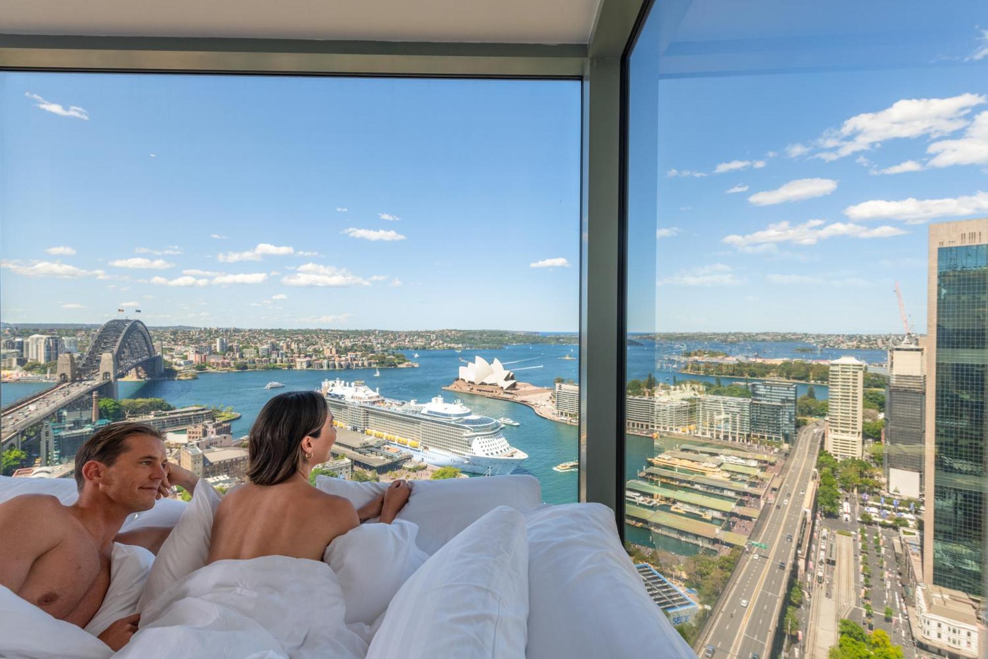 Shangri-La Сидни Екстериор снимка View from a suite